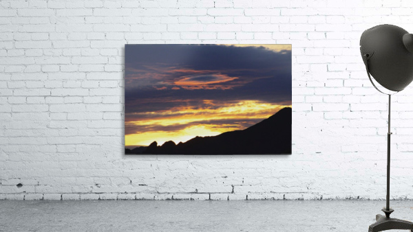 Sunset Swirls Wall Preview