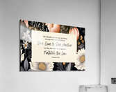 Romans 13:8 | Bible Verse Art | Wall Art Acrylic Print