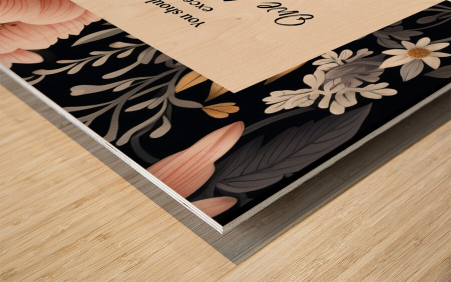 Romans 13:8 | Bible Verse Art | Wall Art Wood print