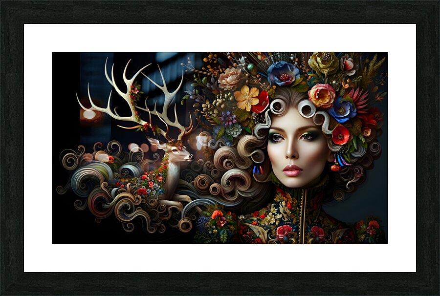 Brother and Sister  Picture Frame print