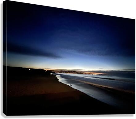 Monterey at night Canvas Print