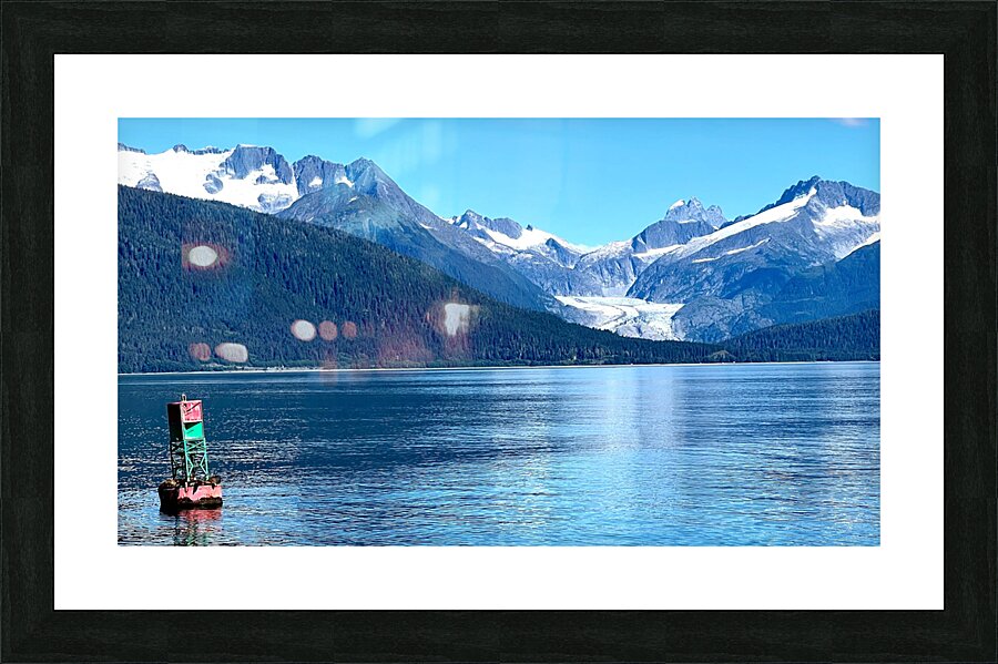 Glacial Alaska Picture Frame print