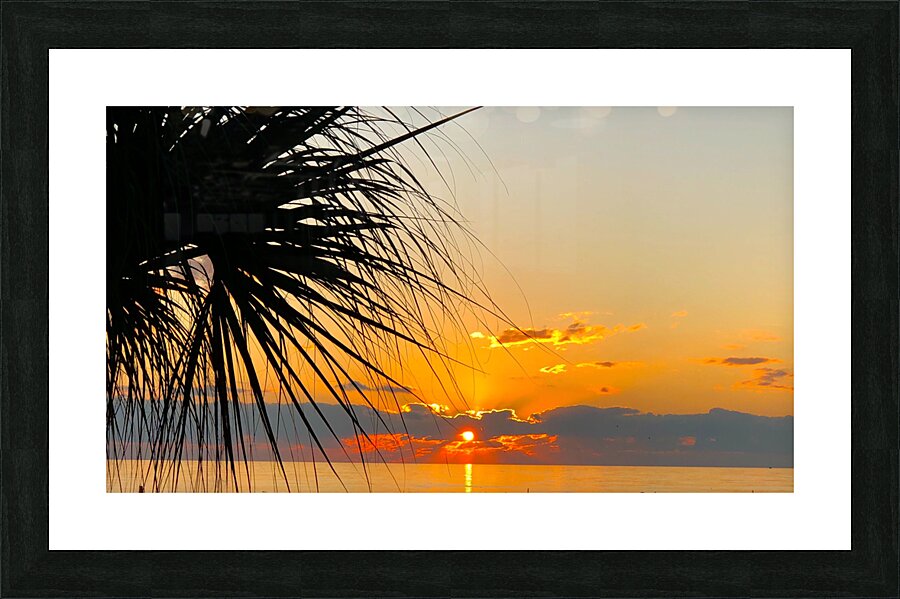 Florida Gulf Sunset Picture Frame print