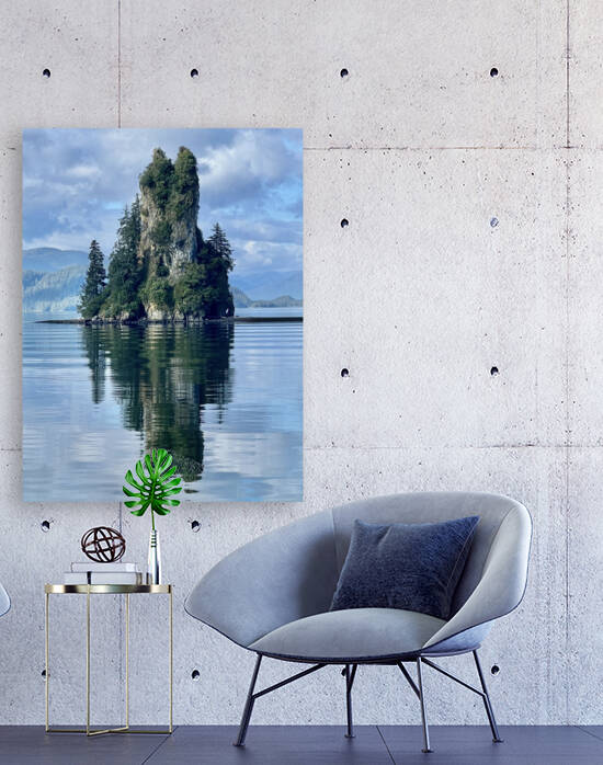 New Eddystone Rock Misty Fiords AK by Tom Bromann