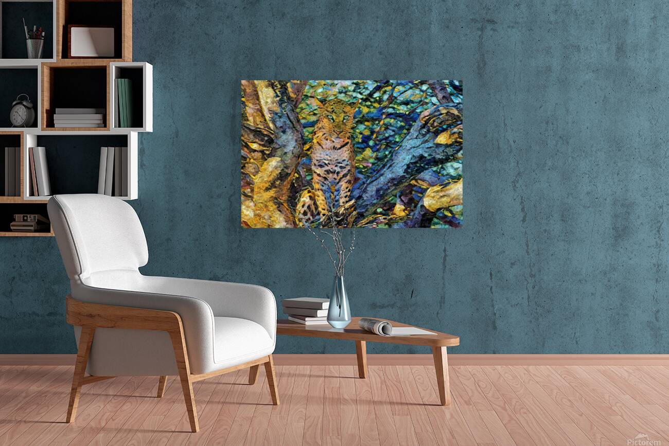 Leopard Portrait Reproduction
