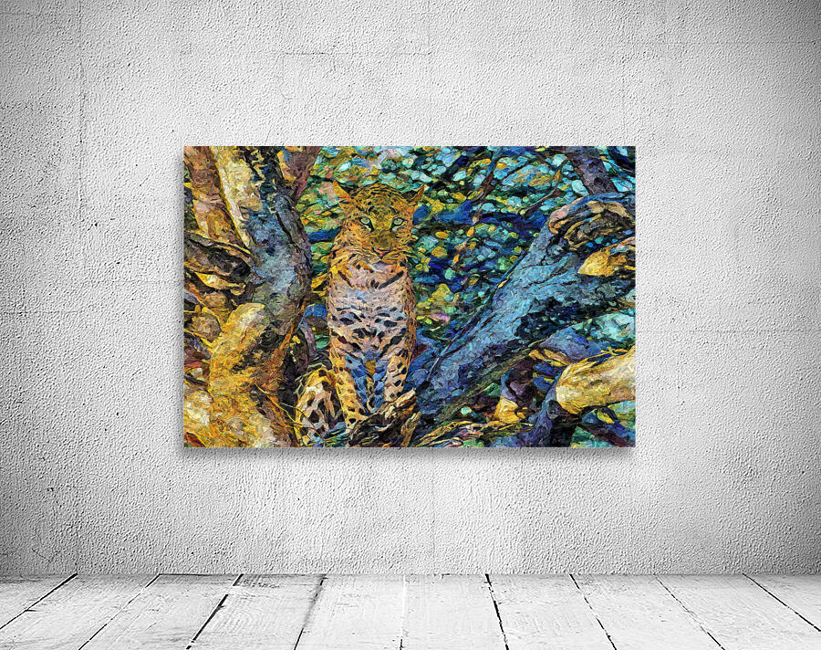 Leopard Portrait Wall Preview