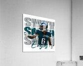 Vintage Devonta Smith 6 Philadelphia Eagles Acrylic Print