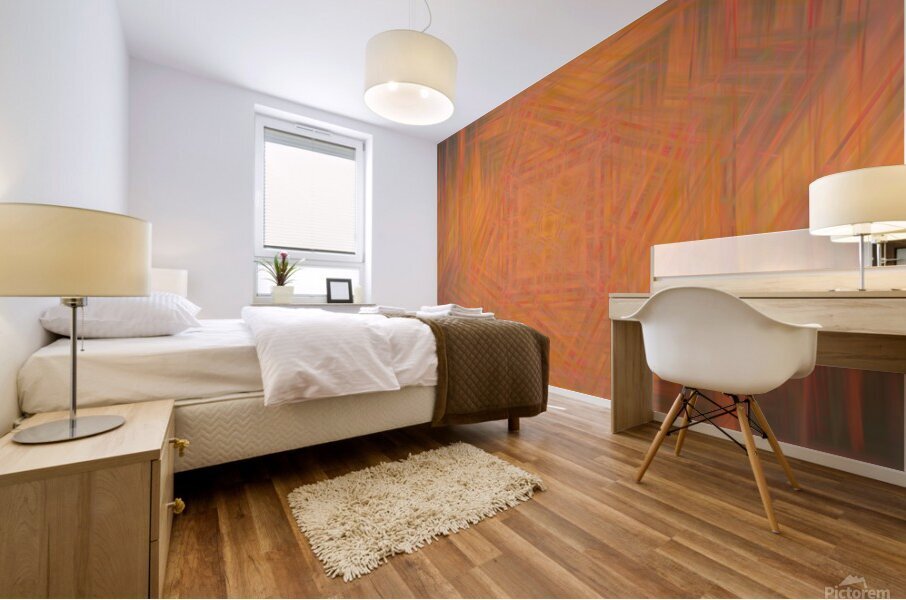 A Brush with Autumn Mural print