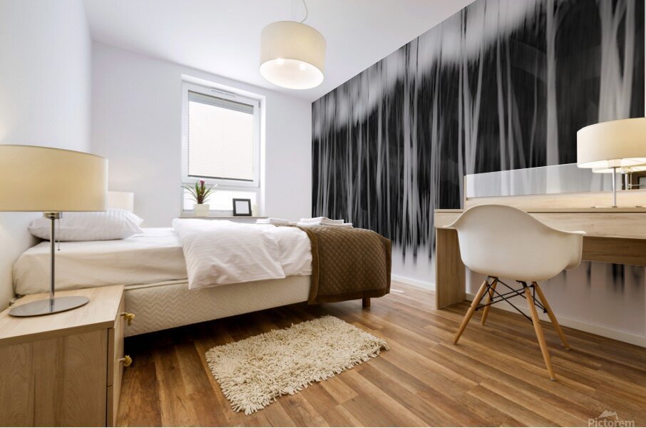 Marshmallow Trees Mural print