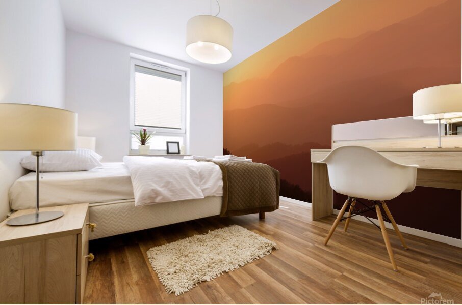 Kosa Sunset Mural print