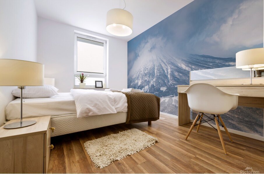 Mt. Yotei Midwinter Mural print