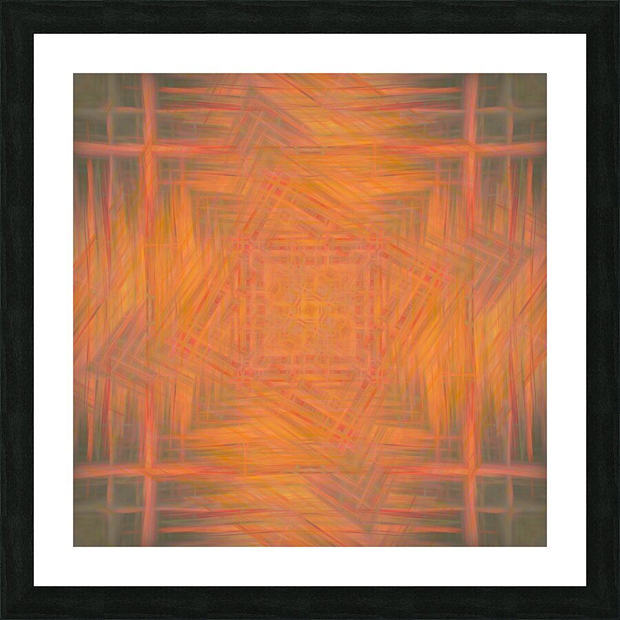 A Brush with Autumn Picture Frame print