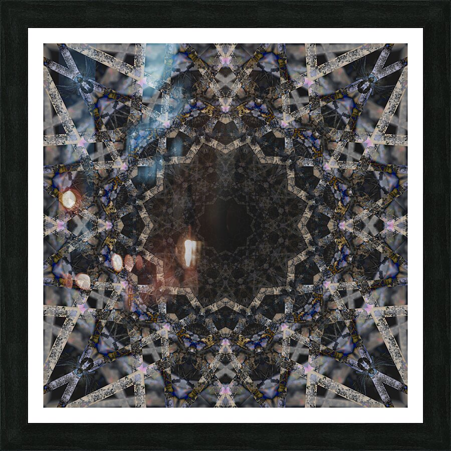 Black Bamboo Picture Frame print