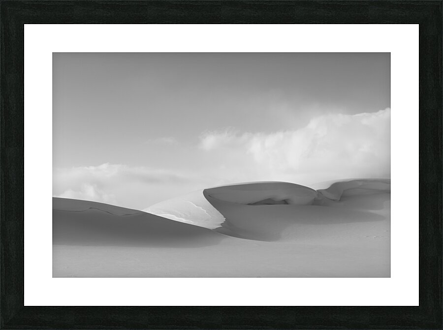 Snowdrift Picture Frame print