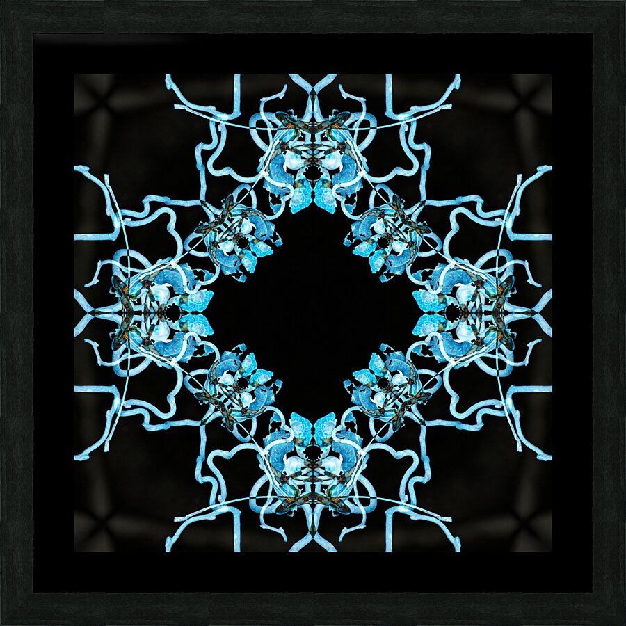 Winter Blues Picture Frame print