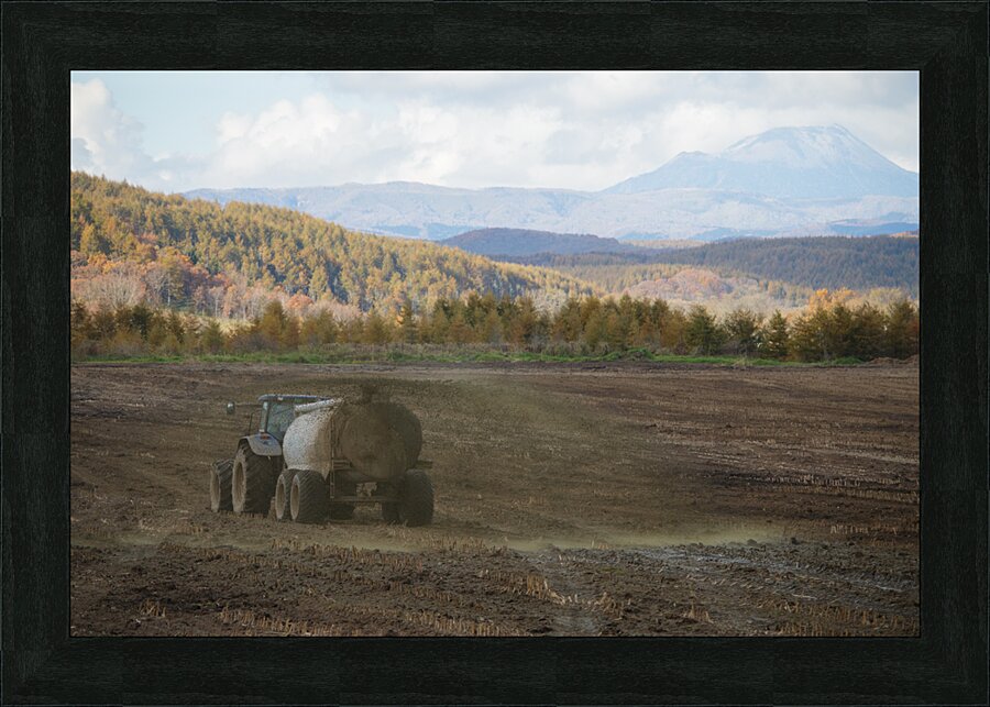 The Muckspreader Picture Frame print