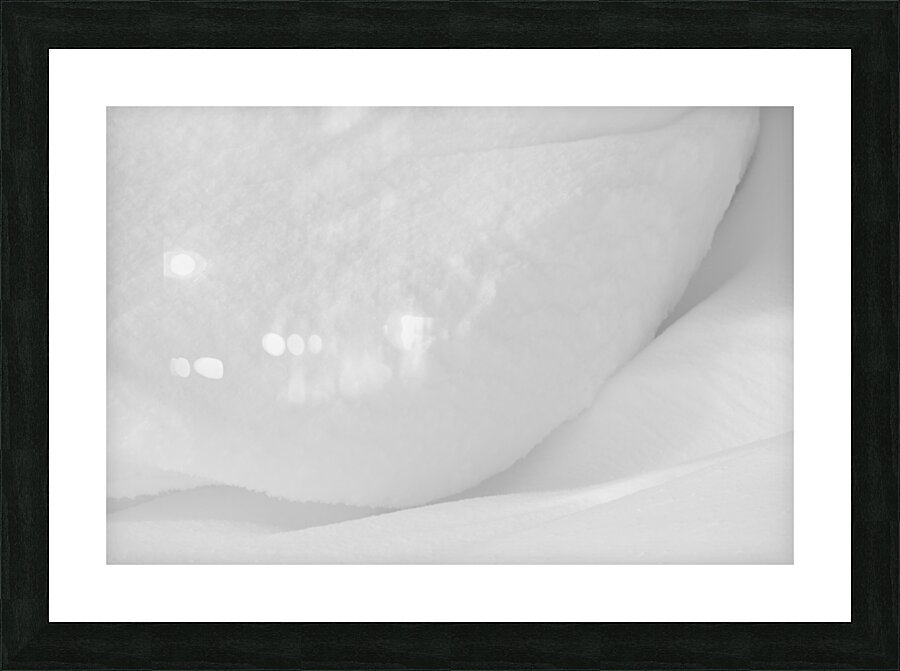 Snow Waves I Picture Frame print