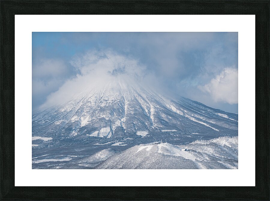 Mt. Yotei Midwinter Picture Frame print