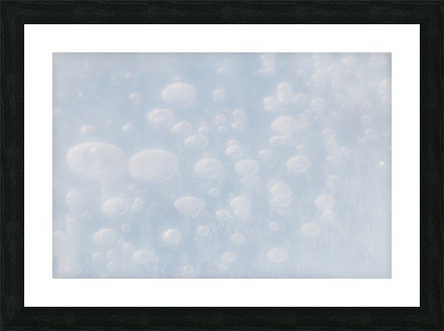 Ice Bubbles Picture Frame print