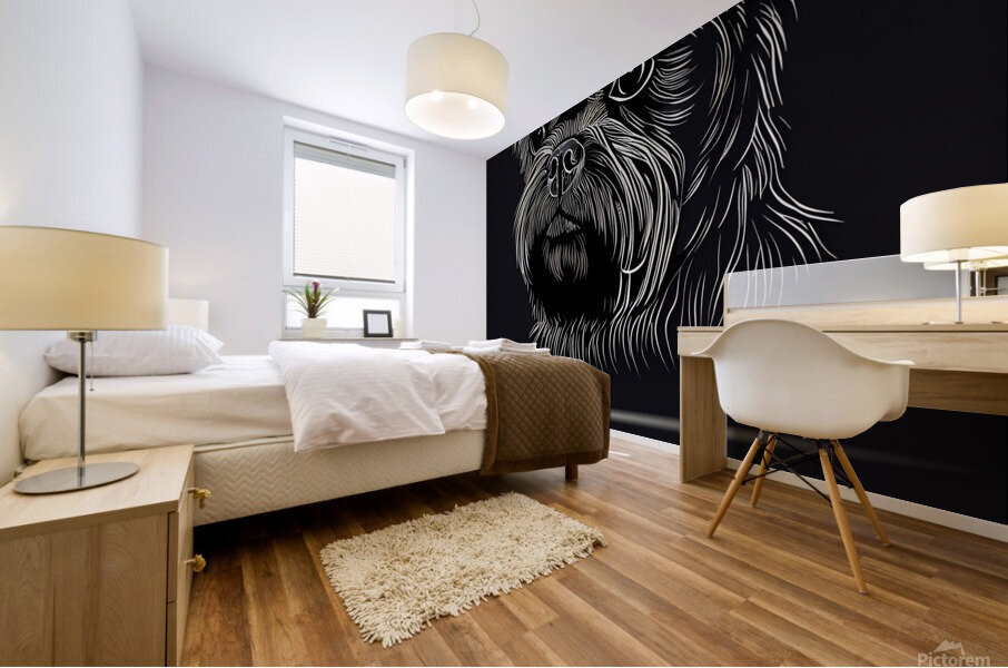 Brussels Griffon Portrait Mural print
