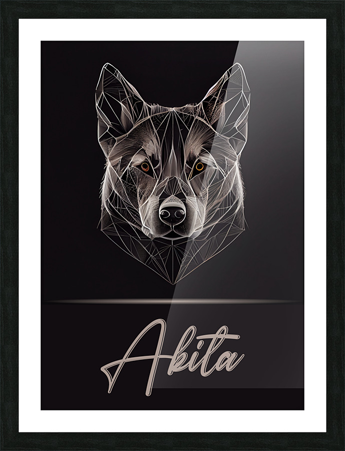 Akita Picture Frame print