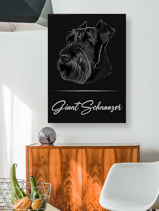 Giant Schnauzer Portrait by Best Breeds