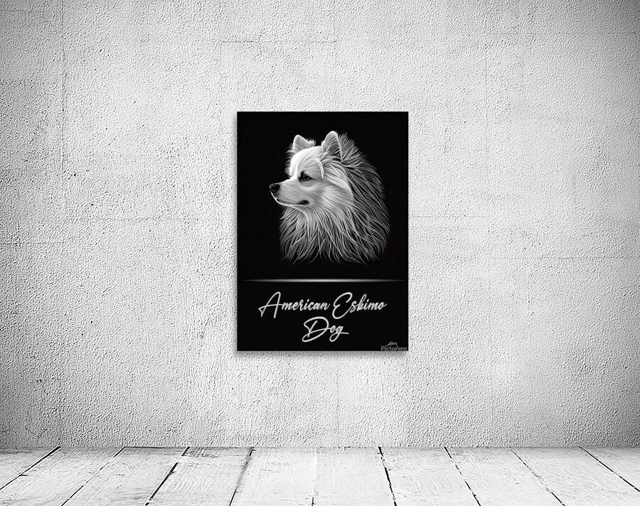 American Eskimo Dog Wall Preview