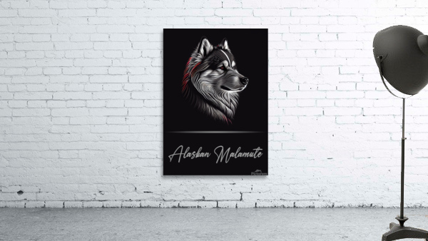 Alaskan Malamute Wall Preview