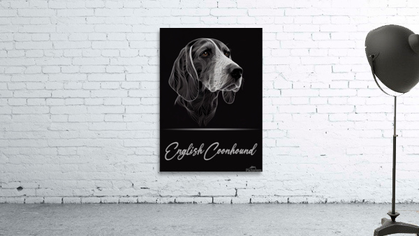 English Coonhound Wall Preview