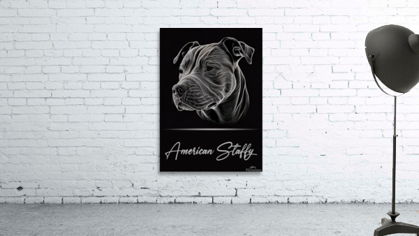 American Staffy Wall Preview
