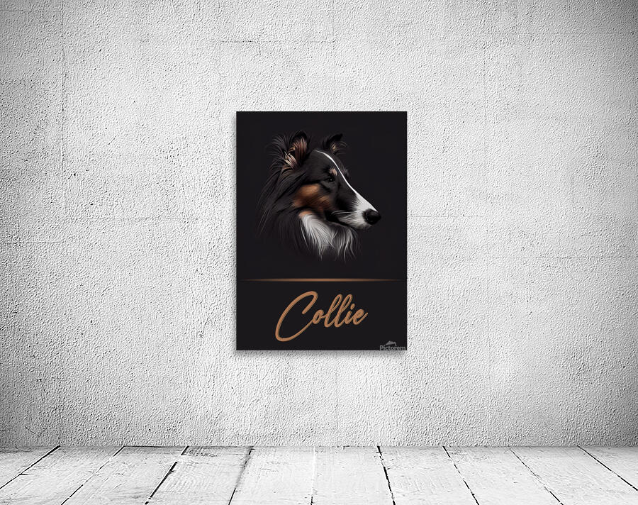 Elegant Collie Wall Preview