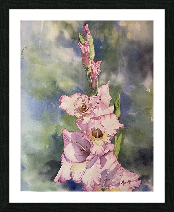 Gladiolus Picture Frame print
