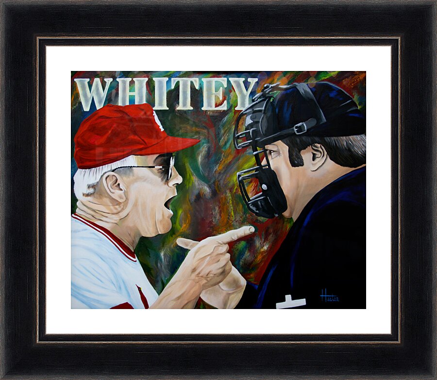 Whitey Picture Frame print