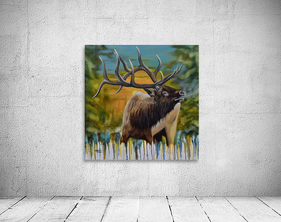 Bugling Elk Wall Preview
