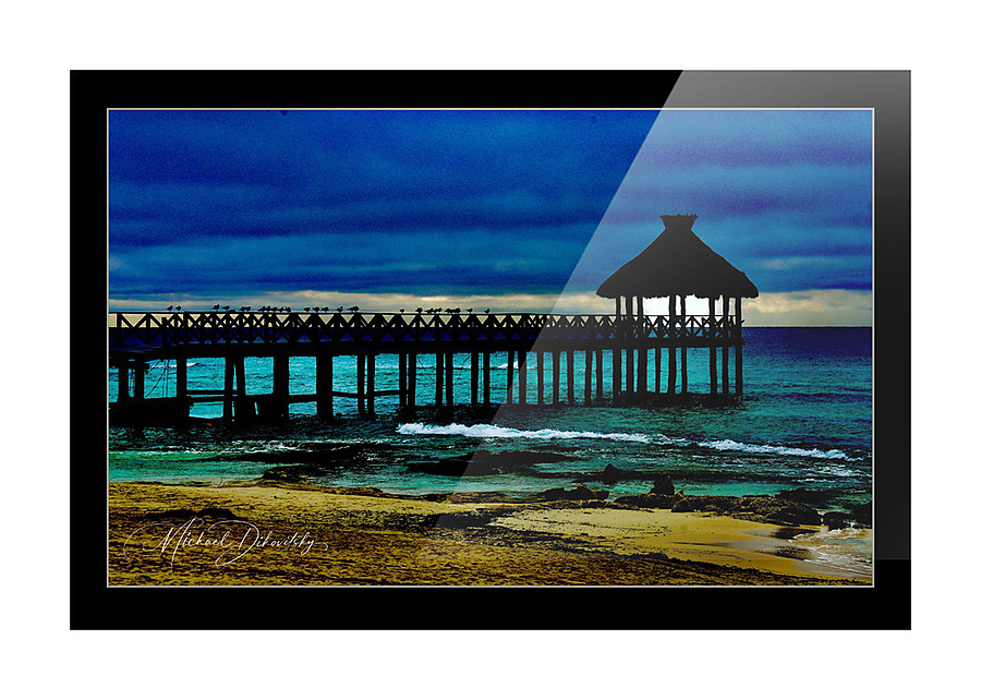 Riviera Maya Picture Frame print
