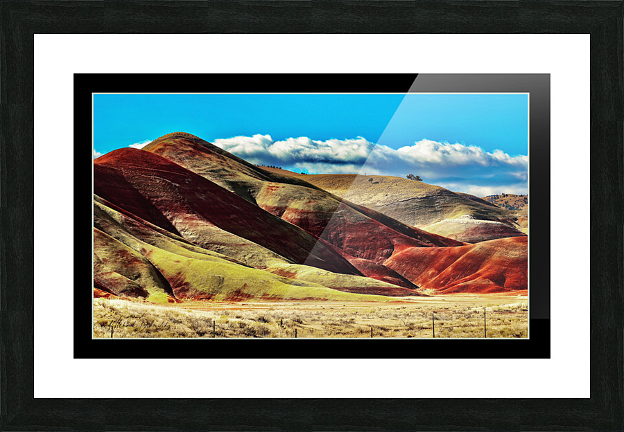 Painted Hills Picture Frame print