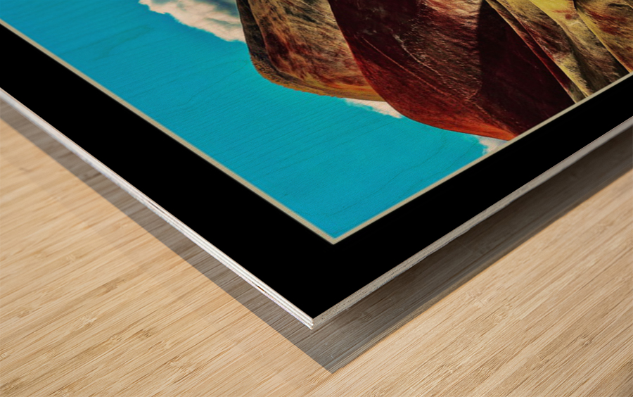 Painted Hills Wood print