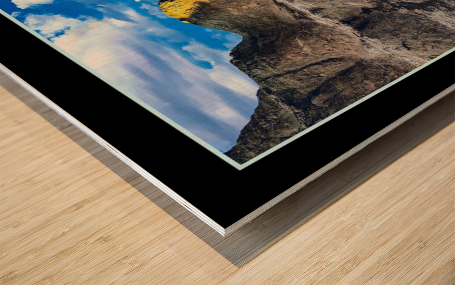 Badlands  Wood print