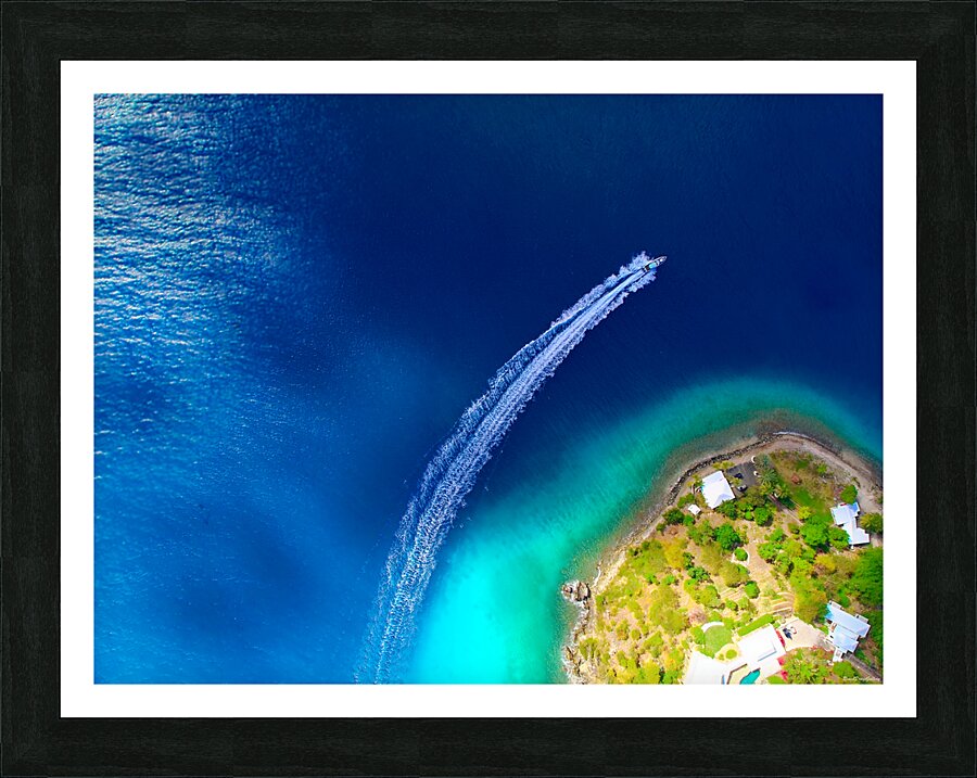 Currents of Exploration Picture Frame print