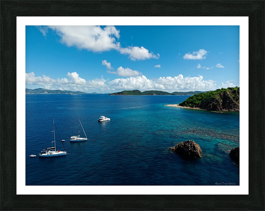 Anchored Bliss Picture Frame print