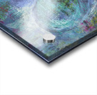 Blue Grey Heart Abstract Acrylic print