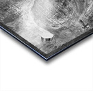 Heart Abstract in Black and White  Acrylic print