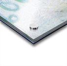 Abstract White and Blue 1 Acrylic print