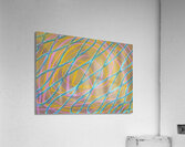 Blue Twist with Gold  Acrylic Print