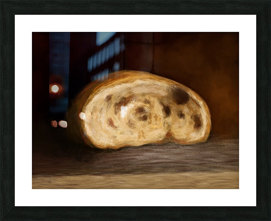 Half  Loaf of Bread  Picture Frame print