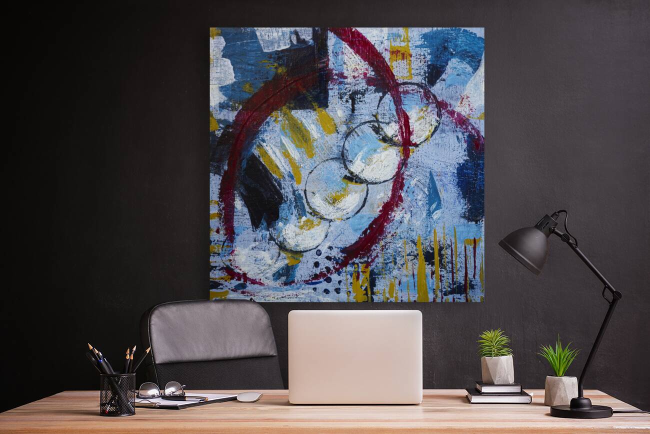 Abstract Number 0530 Circles  Reproduction