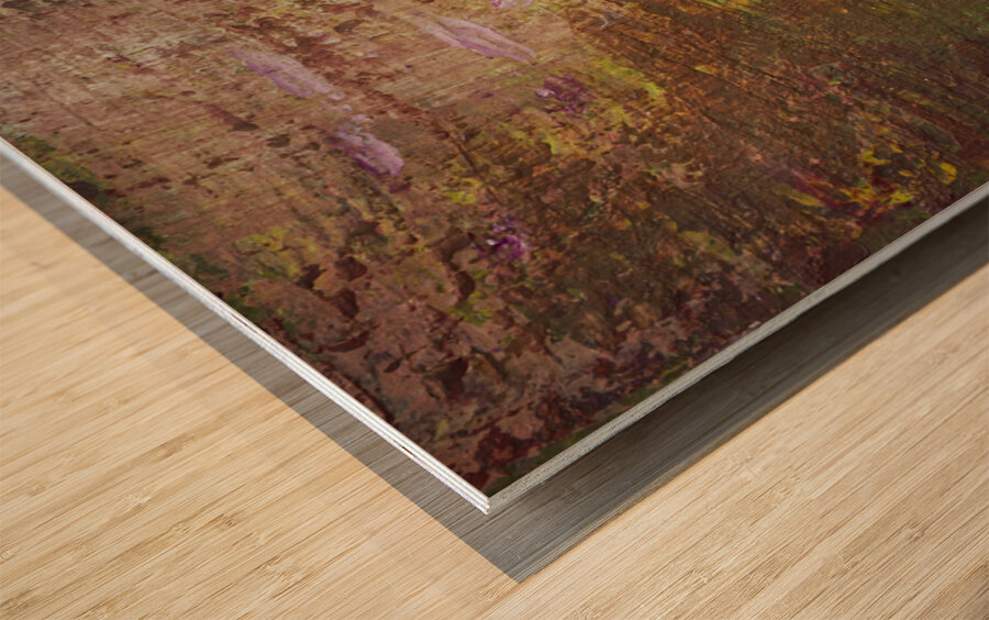 Cherry Blossom Abstract  Wood print