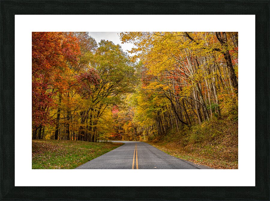 Fall Road Trip on the Parkway Picture Frame print
