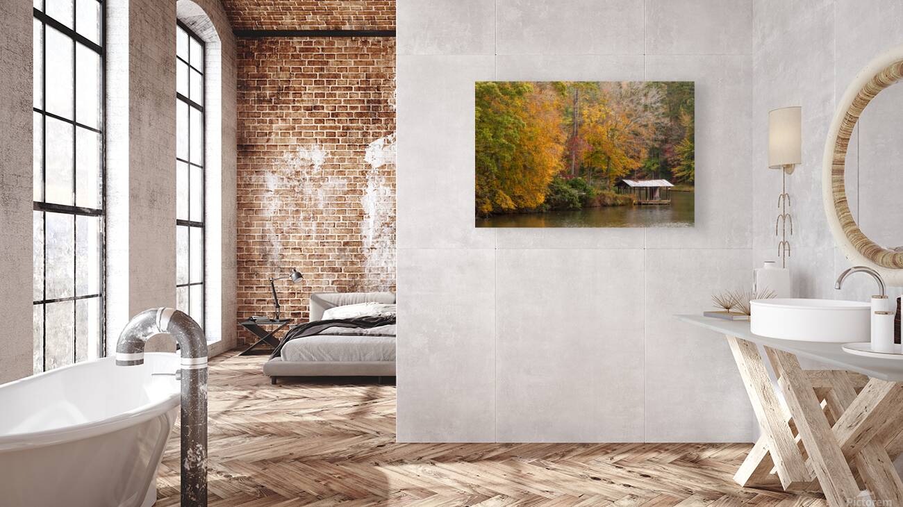 Fall at Hyco Lake Reproduction