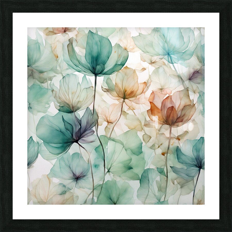  A stunning watercolor illustration featurin Picture Frame print